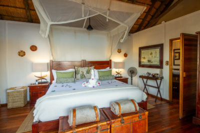 Guest room at Xugana Island Lodge